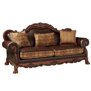  oversized claw feet and decorative trim