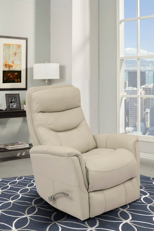 Gemini - Softy Ivory Power Lift Recliner with Articulating Headrest