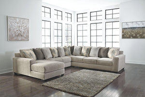  roomy seats and modern textured chenille upholstery. Youâ€™ll find comfort in its soft back and reversible seat cushions. <h4><b>Ardsley - Pewter - LAF Cor