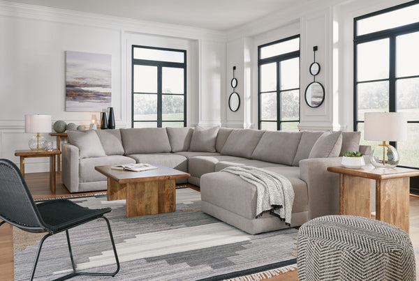 Katany - Shadow - Right Arm Facing Corner Chaise 6 Pc Sectional