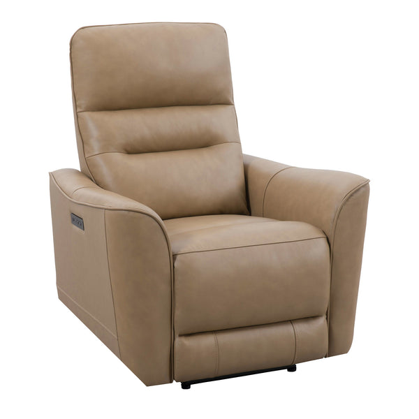  which is designed for space and convenience. It features a zero-gravity power recline and an adjustable power headrest made from durable top-grain leather. Taylor is built with sustainably sourced wood from a solar-p