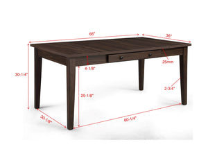 Wagner - 5 Piece Dining Room Set - Brown