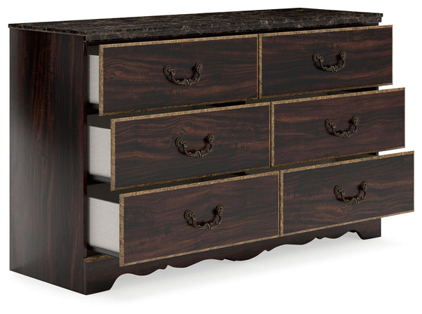 Glosmount - Two-tone - 7 Pc. - Dresser