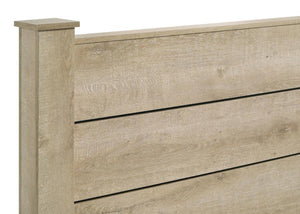 Oakglen - Queen Panel Bed - Weathered Oak