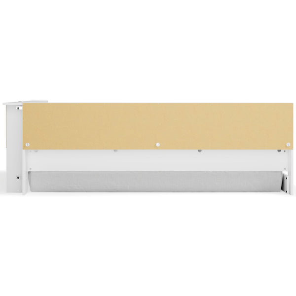 Piperton - White - Full Bookcase Storage Bed