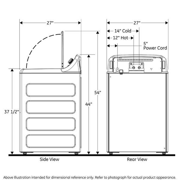 GE® 4.2 cu. ft. Capacity Commercial Washer with Stainless Steel Basket, Built-In App Payment System SITE WIFI REQUIRED