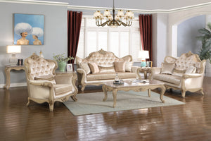Monique - Sofa - Pearl Silver