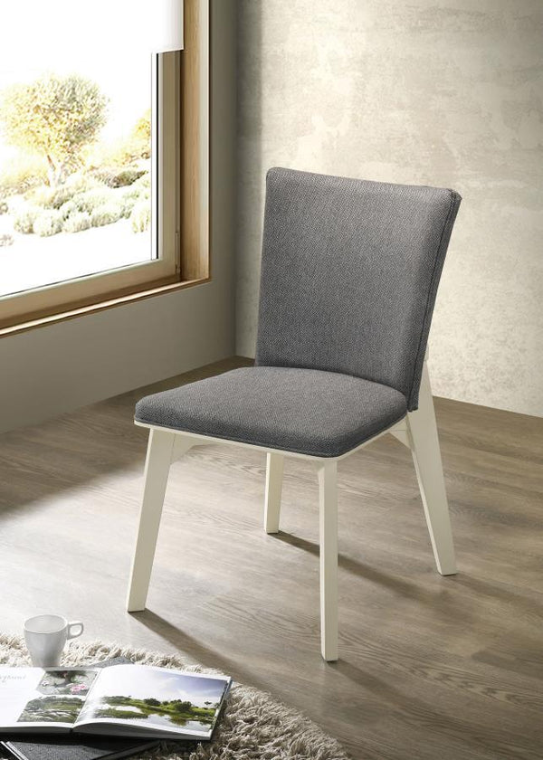 angular white base creates a subtle