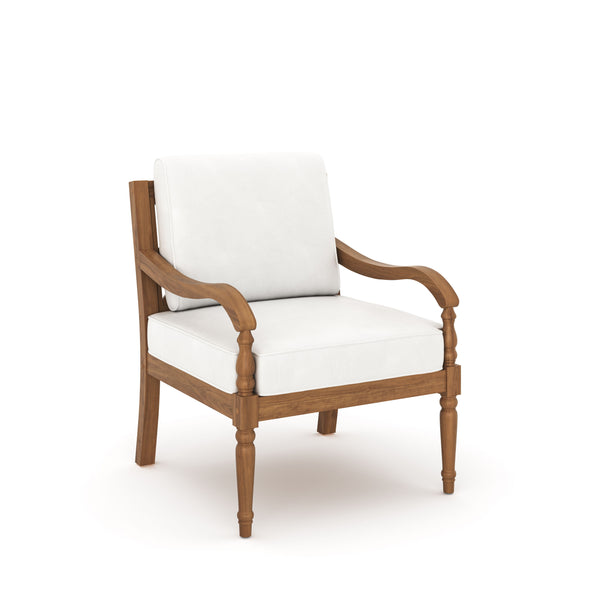 Savannah - 4 Piece Set (Sofa & 2 Chairs & Coffee Table) - White Linen