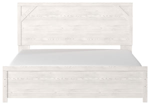 Gerridan - White / Gray - King Panel Bed