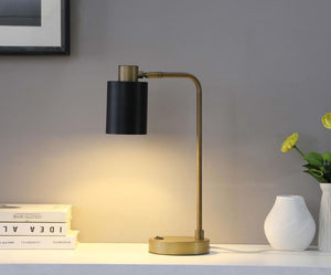 Cherise - Adjustable Angle Table Lamp - Antique Brass