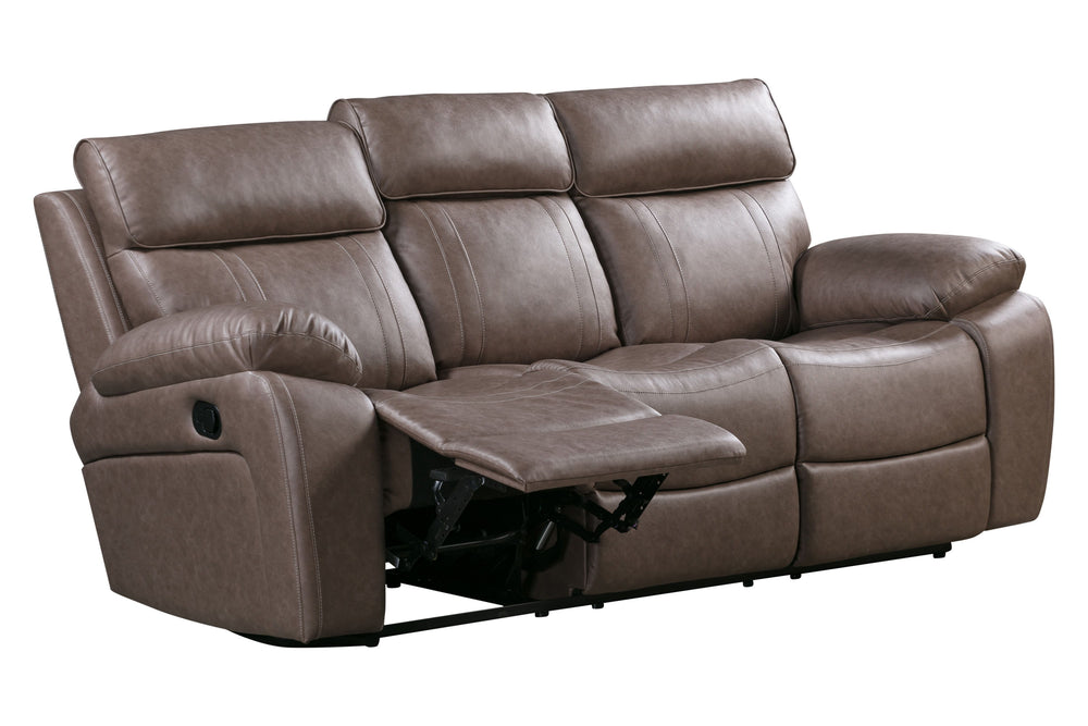 Oversized features, neutral coloring, and a faux-leather look and feel converge to create a strong, masculine aesthetic for the Theon Collection.<br/><br/><b>Product Features</b><ul><li>Bucket design seat allows you to nestle comfortably in any position</