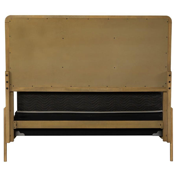 Arini - California King Panel Bed - Cream And Sand Wash