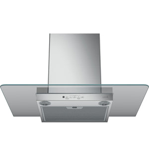 Café™ 30" Wall-Mount Glass Canopy Chimney Hood