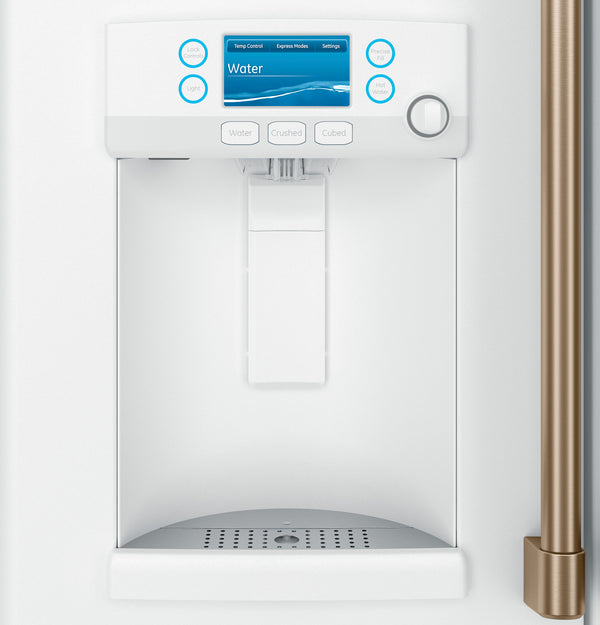 Café™ ENERGY STAR® 22.1 Cu. Ft. Smart Counter-Depth French-Door Refrigerator with Hot Water Dispenser