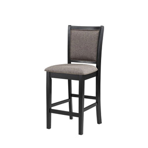 Potomac - 5 Piece Round Counter Dining Set (Table & 4 Chairs) - Brown / Black