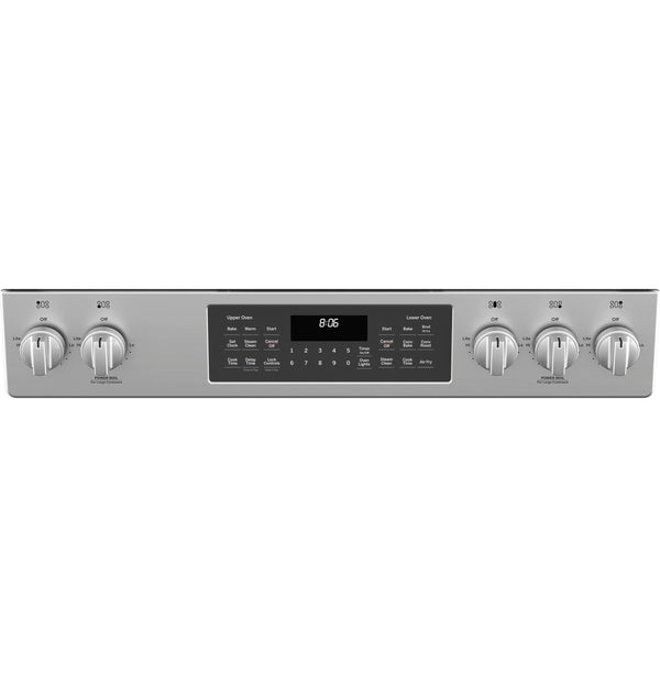 GE® 30" Slide-In Front Control Gas Double Oven Range