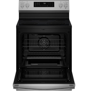 GE Profile™ ENERGY STAR® 30” Smart Free-Standing Electric Convection Range with No Preheat Air Fry and EasyWash™ Oven Tray