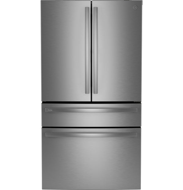 GE Profile™ Series ENERGY STAR® 29 Cu. Ft. Smart Fingerprint Resistant 4-Door French-Door Refrigerator with Door In Door