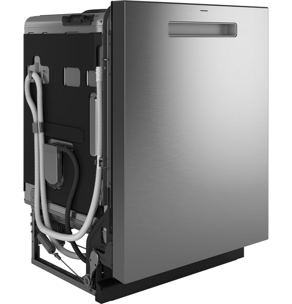 GE Profile™ ENERGY STAR® Fingerprint Resistant Top Control Stainless Interior Dishwasher with Microban™ Antimicrobial Technology with Sanitize Cycle
