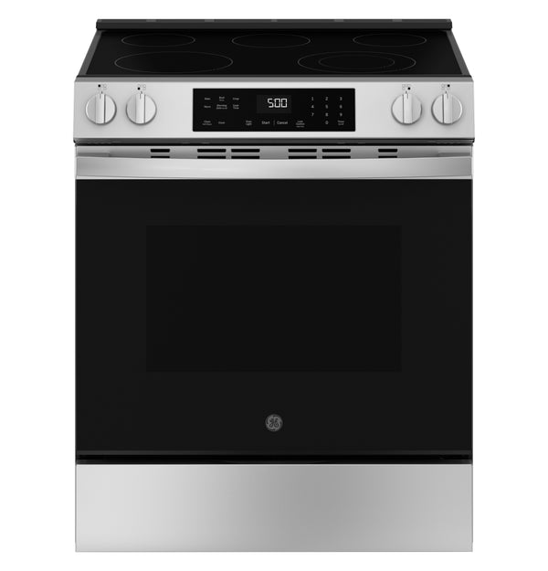 GE® 30" Slide-In Electric Range with Crisp Mode