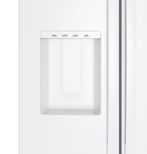 GE® ENERGY STAR® 27.9 Cu. Ft. Side-By-Side Refrigerator with Extra Tall Dispenser and In-Door Icemaker