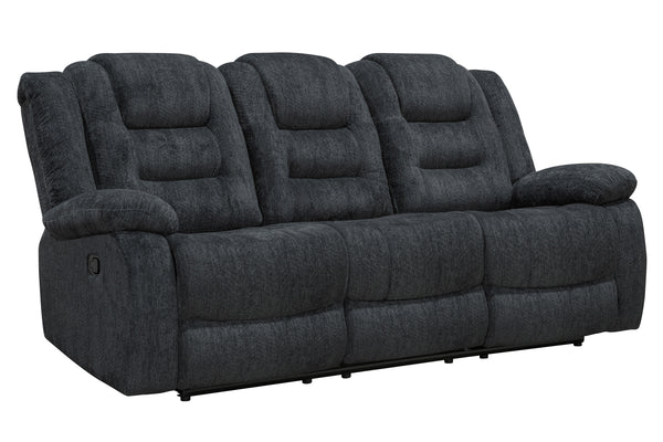 Bolton - Misty Storm Manual Glider Reclining Sofa Loveseat and Recliner