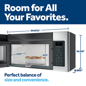 GE® 1.7 Cu. Ft. Over-the-Range Microwave Oven