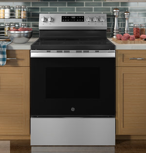 GE® ENERGY STAR® 30" Free-Standing Electric Range with Crisp Mode