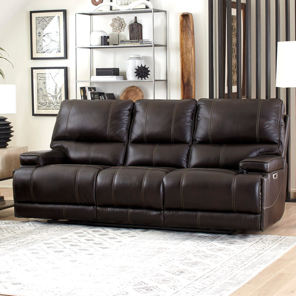 Whitman - Verona Coffee - Powered By Freemotion Cordless Power Sofa
