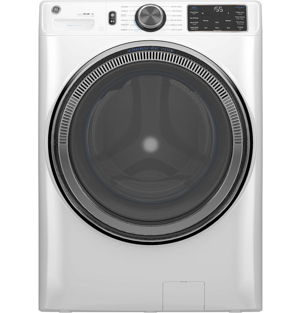 GE® ENERGY STAR® 5.0 cu. ft. Capacity Smart Front Load  Steam Washer with SmartDispense™ UltraFresh Vent System with OdorBlock™ and Sanitize + Allergen
