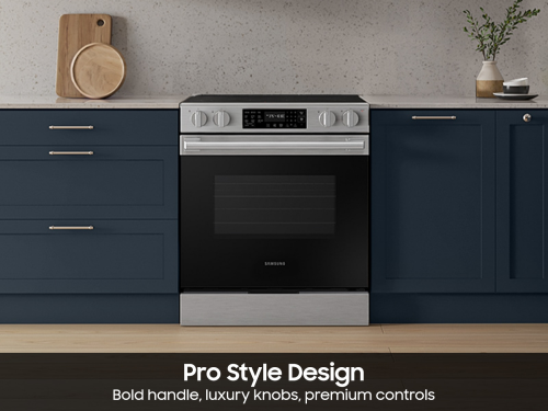 Bespoke Smart Slide-In Electric Range 6.3 cu. ft. with No-Preheat Air Fry Max