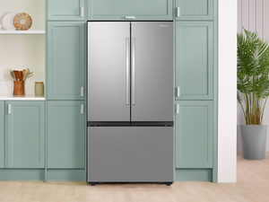 Bespoke AI 32 cu. ft. Mega Capacity 3-Door French Door Refrigerator with Auto Ice Maker in Stainless Steel