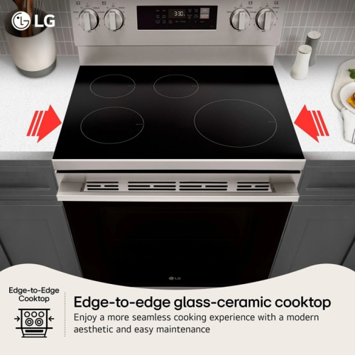 6.3 cu. ft. Smart Induction Freestanding Range with ProBake Convection and Air Fry