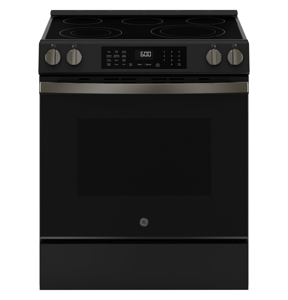 GE® 30" Slide-In Electric Convection Range with No Preheat Air Fry and EasyWash™ Oven Tray