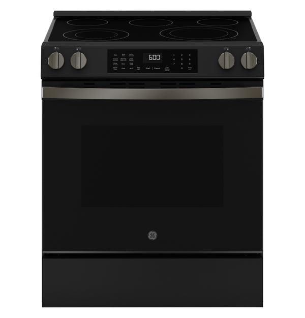 GE® 30" Slide-In Electric Convection Range with No Preheat Air Fry and EasyWash™ Oven Tray