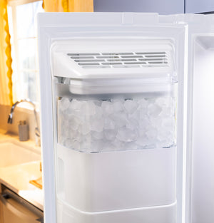GE® ENERGY STAR® 27.9 Cu. Ft. Side-By-Side Refrigerator with Extra Tall Dispenser and In-Door Icemaker