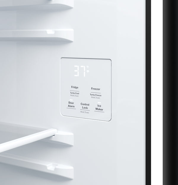 GE® ENERGY STAR® 23.6 Cu. Ft. Counter-Depth Side-By-Side Refrigerator with Extra Tall Dispenser and In-Door Icemaker