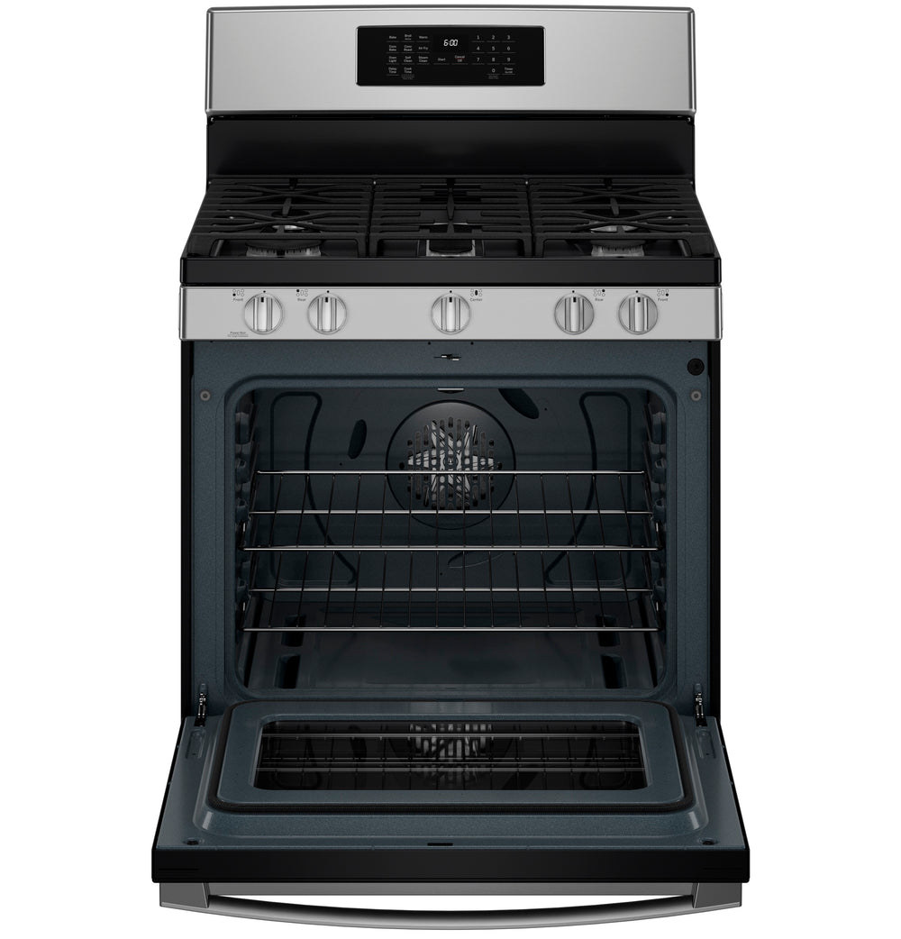 GE® 30" Free-Standing Gas Convection Range with No Preheat Air Fry