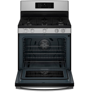 GE® 30" Free-Standing Gas Convection Range with No Preheat Air Fry