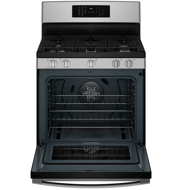 GE® 30" Free-Standing Gas Convection Range with No Preheat Air Fry