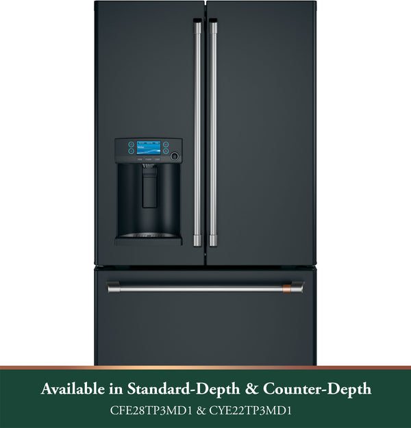 Café™ ENERGY STAR® 22.1 Cu. Ft. Smart Counter-Depth French-Door Refrigerator with Hot Water Dispenser