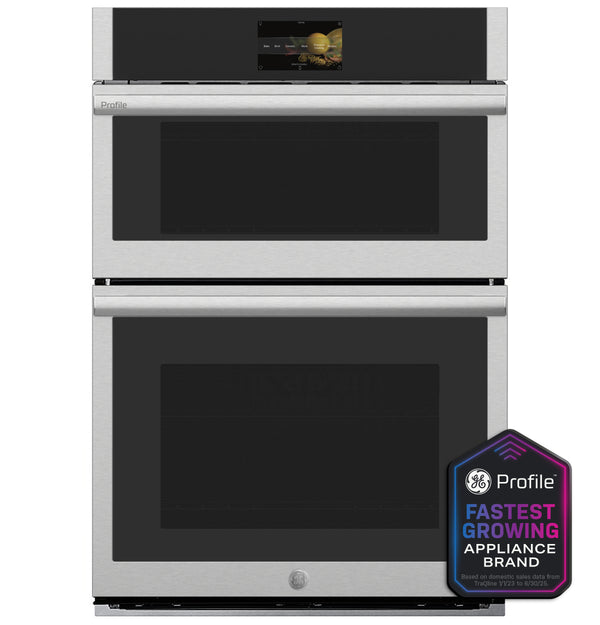 GE Profile™ 30 in. Combination Double Wall Oven with Convection, Air Fry, Steam, Sous Vide, and Advantium® Technology