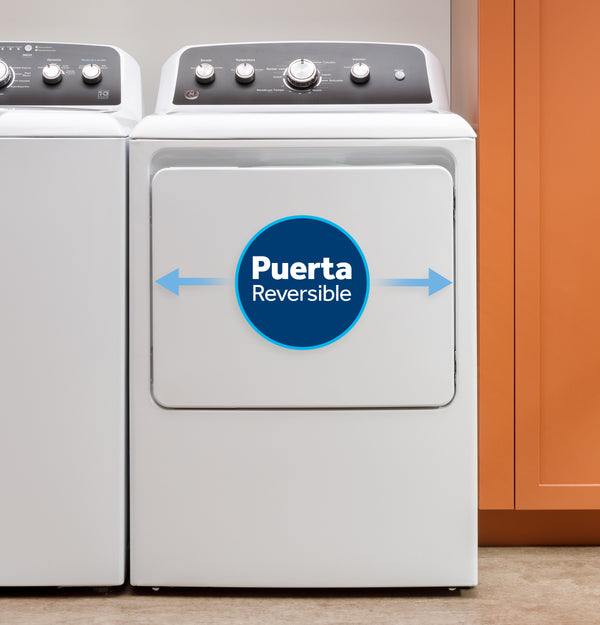 GE® 7.2 cu. ft. Capacity Electric Dryer with Spanish Panel and Up To 120 ft. Venting?