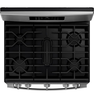 GE® 30" Free-Standing Gas Convection Range with No Preheat Air Fry
