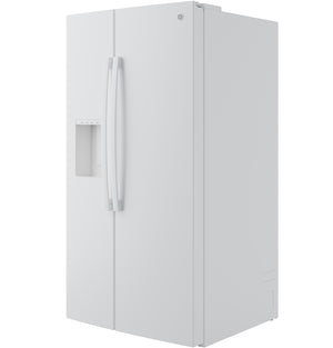 GE® ENERGY STAR® 27.9 Cu. Ft. Side-By-Side Refrigerator with Extra Tall Dispenser and In-Door Icemaker