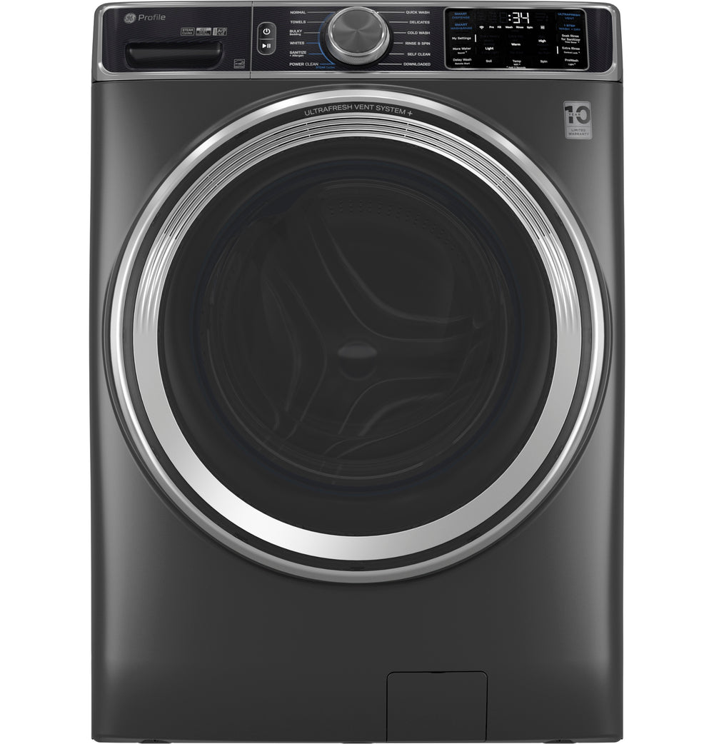 GE Profile 5.5 cu. ft. Capacity Smart Front Load ENERGY STAR Steam Washer with UltraFresh Vent System Plus and Smart Wash + Rinse
