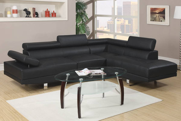 MODERN 2-PCS SECTIONAL SOFA SET 