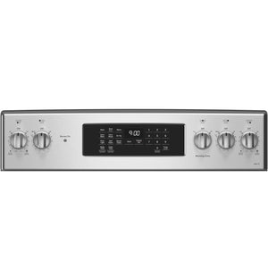 GE Profile™ 30" Smart  Free-Standing Electric Convection Fingerprint Resistant Range with No Preheat Air Fry