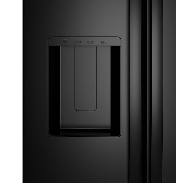 GE® ENERGY STAR® 23.6 Cu. Ft. Counter-Depth Side-By-Side Refrigerator with Extra Tall Dispenser and In-Door Icemaker